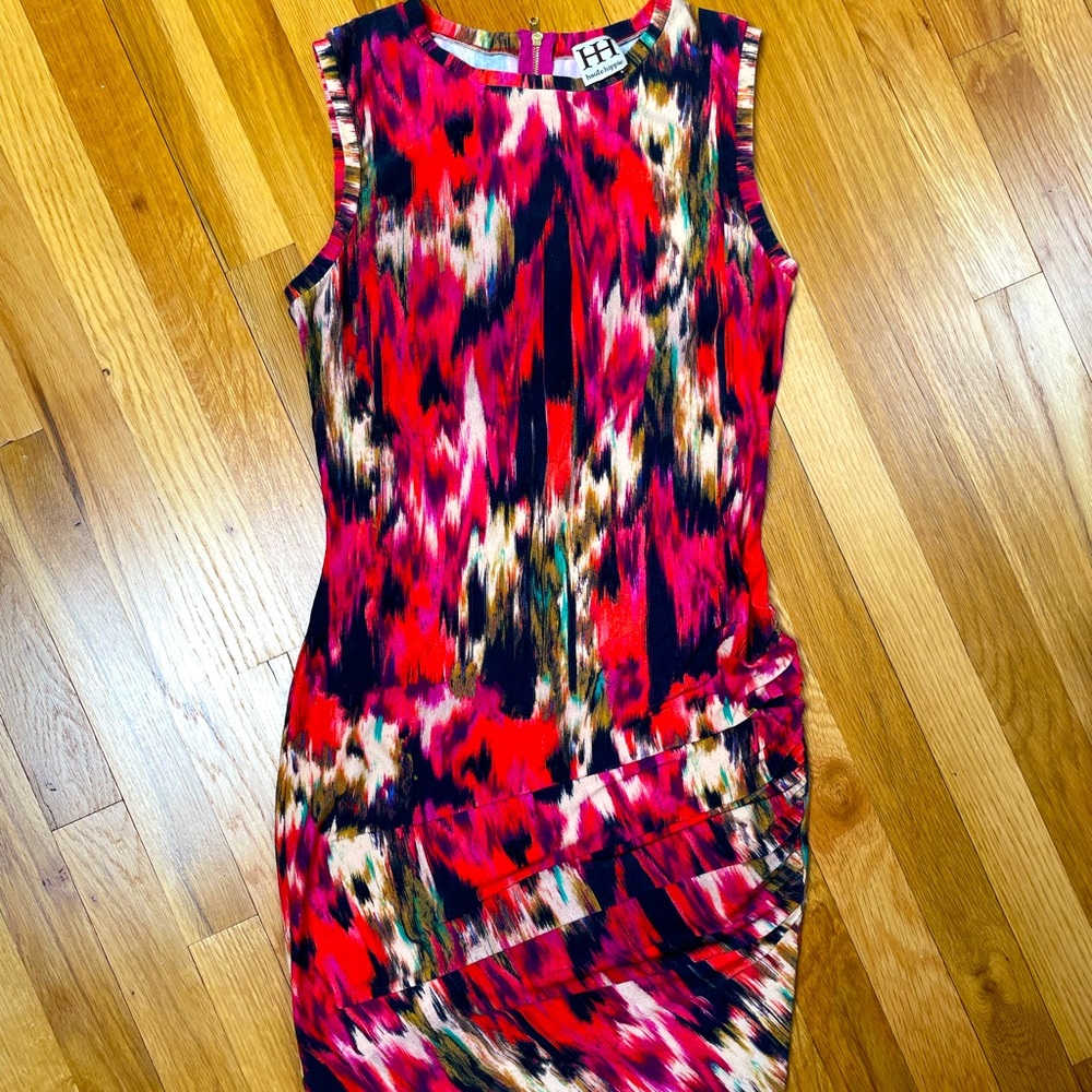 Haute Hippie Minidress, Abstract Ikat print, Size XS